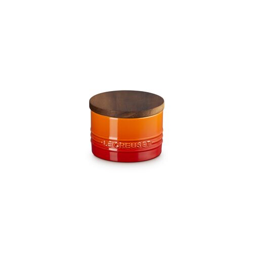 Le Creuset aardewerken voorraadpot 1.1 liter - kersenrood