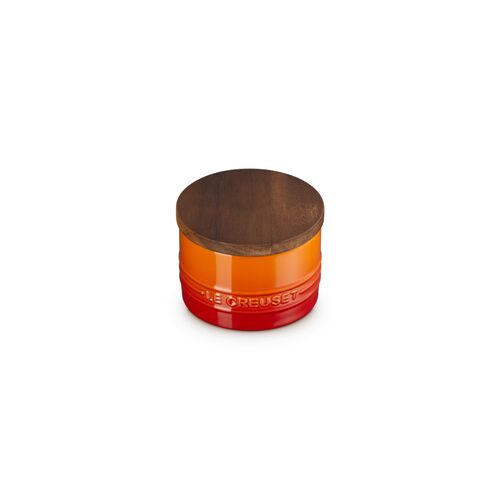 Le Creuset aardewerken voorraadpot 1.1 liter - kersenrood