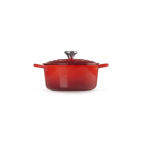 Le Creuset gietijzeren ronde braadpan 18 cm / 1.8 liter - kersenrood