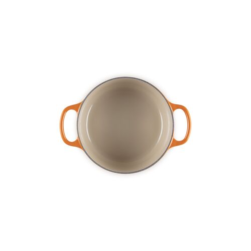Le Creuset gietijzeren ronde braadpan 18 cm / 1.8 liter - oranjerood