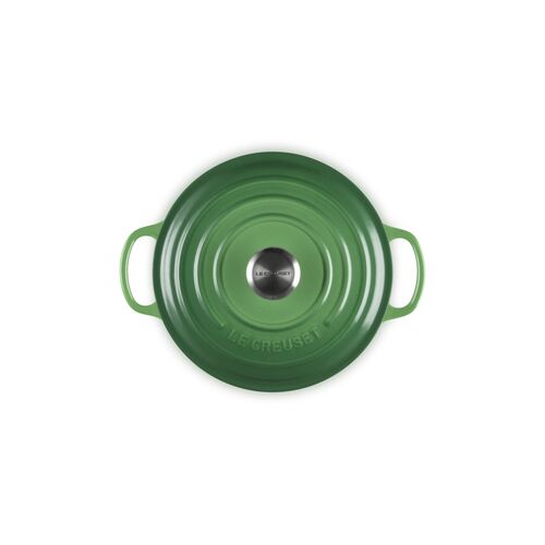 Cooking | Le Creuset gietijzeren ronde braadpan 20 cm / 2.4 liter - bamboo