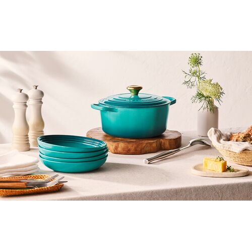 Le Creuset gietijzeren ronde braadpan 18 cm / 1.8 liter - kersenrood