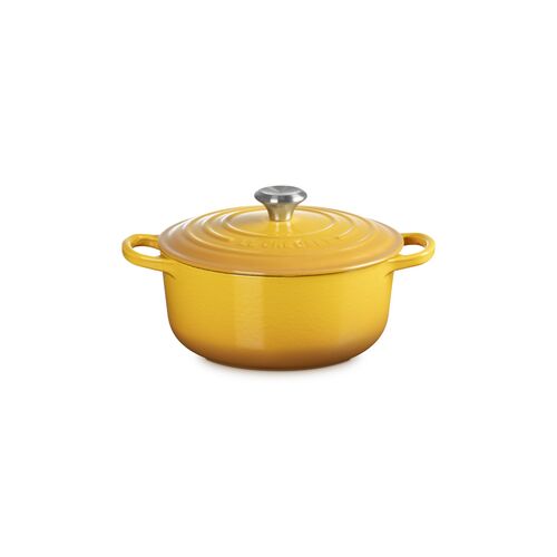 Le Creuset gietijzeren ronde braadpan 20 cm / 2.4 liter - mat zwart [CLONE]