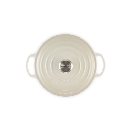 Le Creuset gietijzeren ronde braadpan 22 cm / 3.3 liter - oranjerood [CLONE]