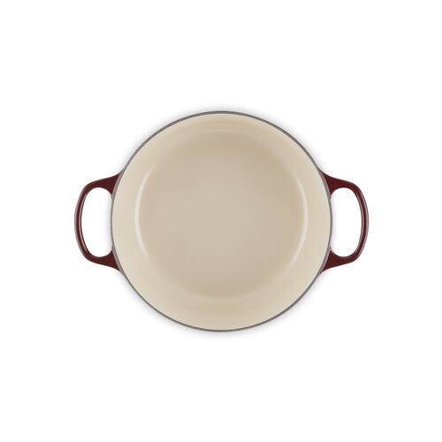 Le Creuset gietijzeren ronde braadpan 18 cm / 1.8 liter - kersenrood