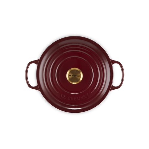 Le Creuset gietijzeren ronde braadpan 18 cm / 1.8 liter - kersenrood