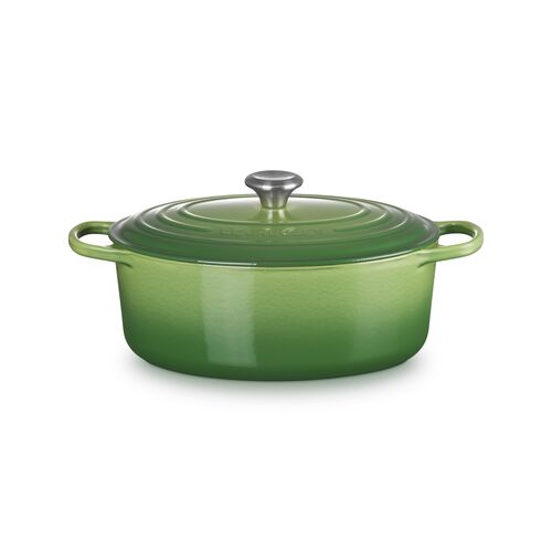 Le Creuset gietijzeren ovale braadpan 31 cm / 6.3 liter - bamboo