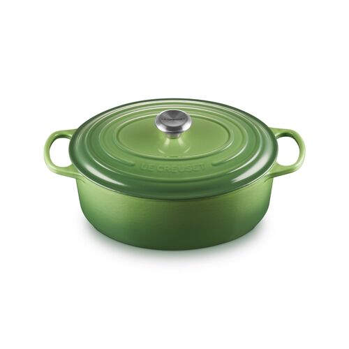 Le Creuset gietijzeren ovale braadpan 31 cm / 6.3 liter - bamboo