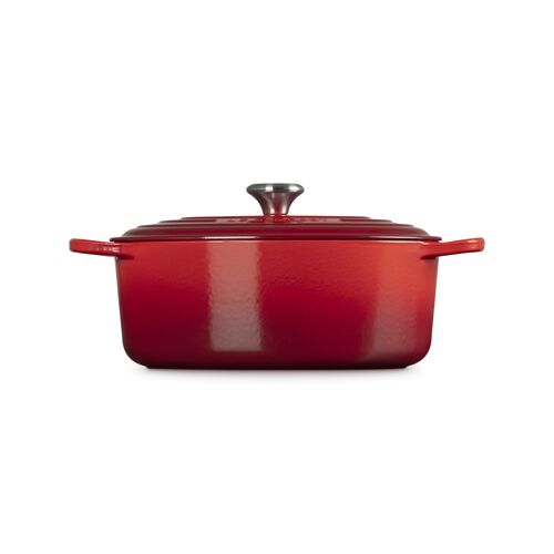 Le Creuset gietijzeren ovale braadpan 31 cm / 6.3 liter - kersenrood