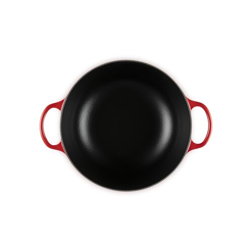 Le Creuset gietijzeren marmite - 26 cm / 4.1 liter - kersenrood