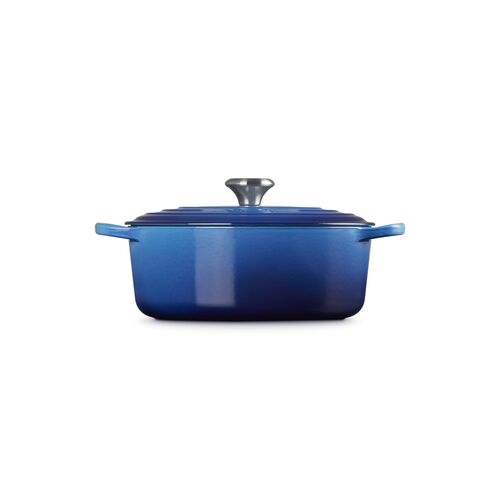 Le Creuset gietijzeren ovale braadpan - 27 cm / 4.1 liter - azure