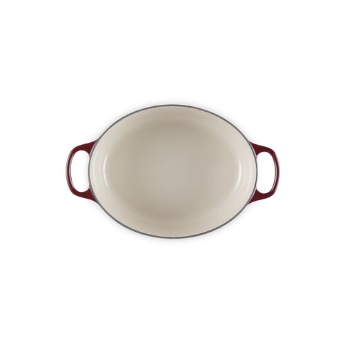 Le Creuset gietijzeren ovale braadpan - 27 cm / 4.1 liter - kersenrood