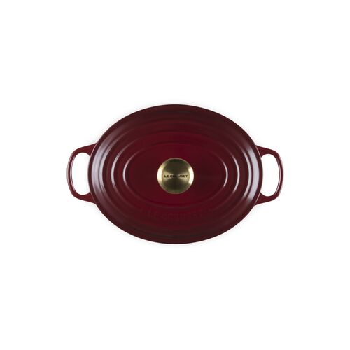 Le Creuset gietijzeren ovale braadpan - 27 cm / 4.1 liter - kersenrood