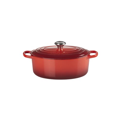 Le Creuset gietijzeren ovale braadpan 27 cm / 4.1 liter - kersenrood