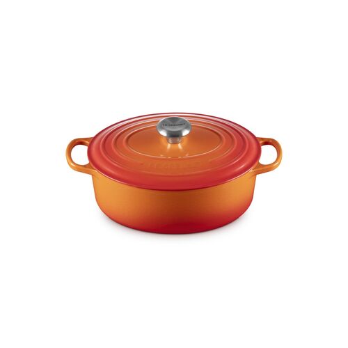 Le Creuset gietijzeren ovale braadpan 27 cm / 4.1 liter - oranjerood