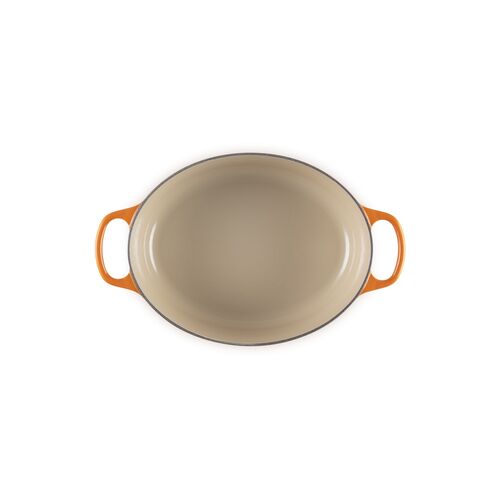 Le Creuset gietijzeren ovale braadpan 27 cm / 4.1 liter - oranjerood