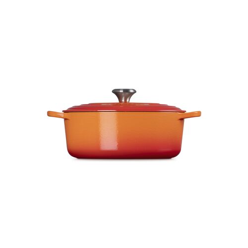 Le Creuset gietijzeren ovale braadpan 27 cm / 4.1 liter - oranjerood