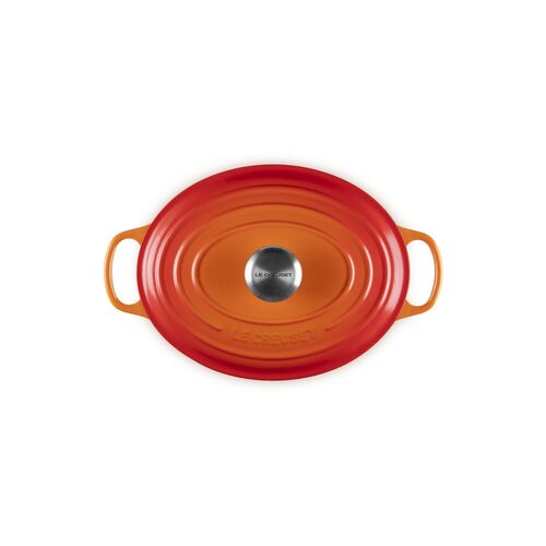 Le Creuset gietijzeren ovale braadpan 27 cm / 4.1 liter - oranjerood