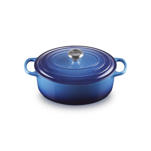 Le Creuset gietijzeren ovale braadpan - 29 cm / 4.7 liter - azure