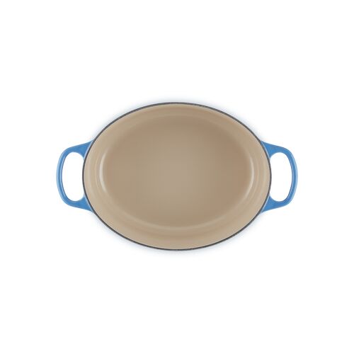 Le Creuset gietijzeren ovale braadpan - 29 cm / 4.7 liter - azure