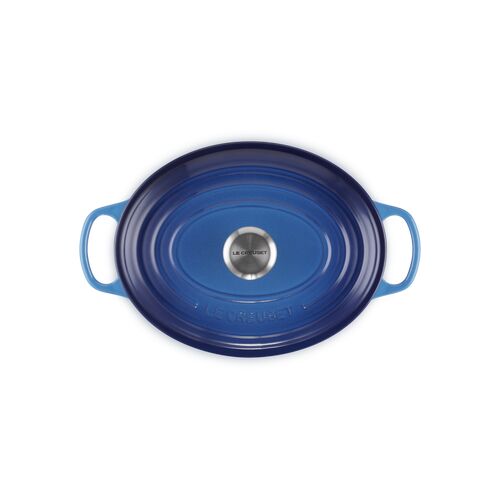 Le Creuset gietijzeren ovale braadpan - 29 cm / 4.7 liter - azure