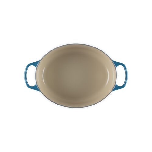 Le Creuset gietijzeren ovale braadpan - 29 cm / 4.7 liter - deep teal