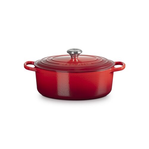 Le Creuset gietijzeren ovale braadpan 29 cm / 4.7 liter - kersenrood