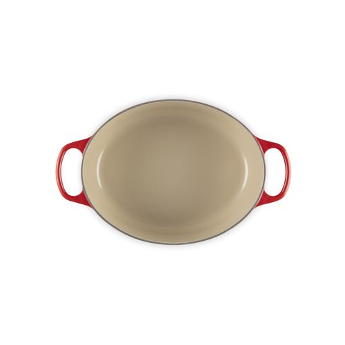 Le Creuset gietijzeren ovale braadpan 29 cm / 4.7 liter - kersenrood