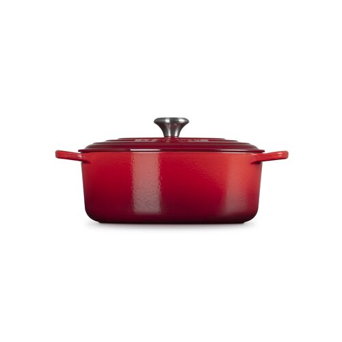 Le Creuset gietijzeren ovale braadpan 29 cm / 4.7 liter - kersenrood