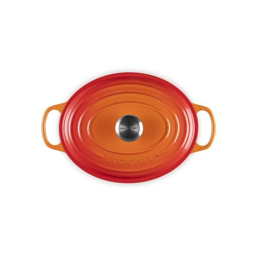 Le Creuset gietijzeren ovale braadpan 29 cm / 4.7 liter - oranjerood