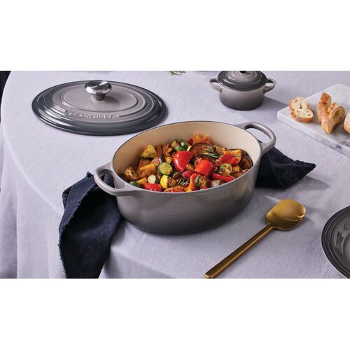 Le Creuset gietijzeren ovale braadpan - 27 cm / 4.1 liter - kersenrood