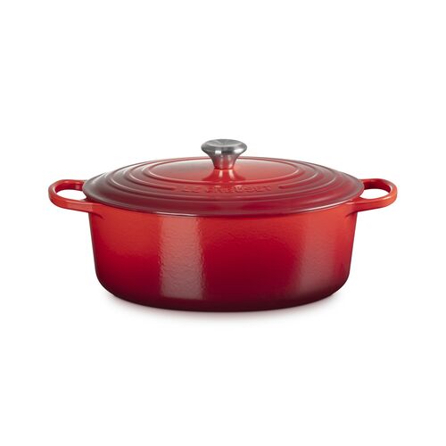 Le Creuset gietijzeren ovale braadpan 33 cm / 7.5 liter - kersenrood