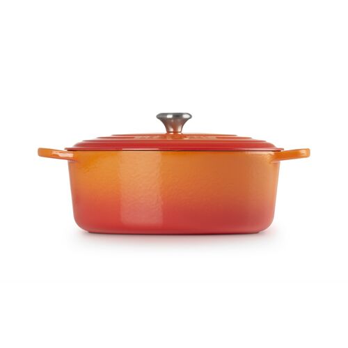 Le Creuset gietijzeren ovale braadpan 33 cm / 7.5 liter - oranjerood